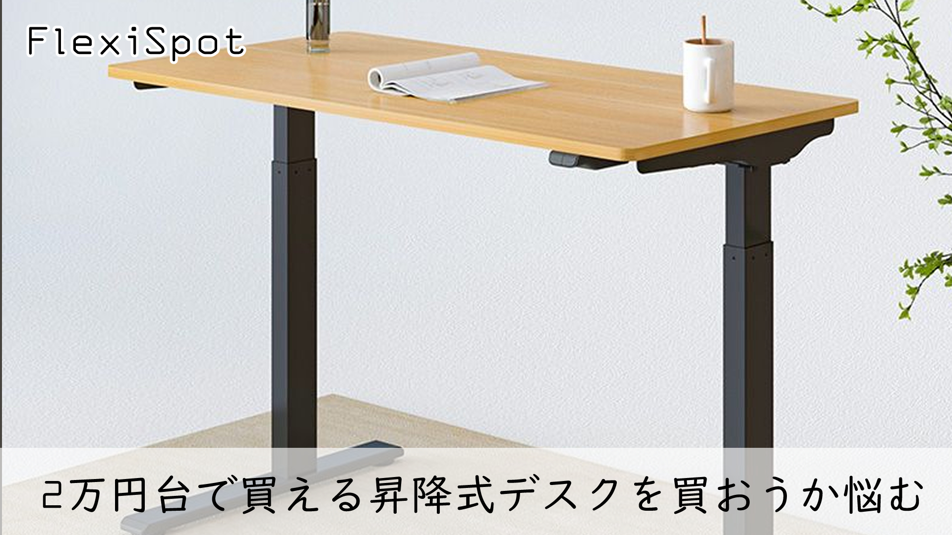 絵描きの腰痛対策 Flexispotの昇降デスクe9が２万円台で買えるからめちゃくちゃ悩む 落ちるとこまで落ちました